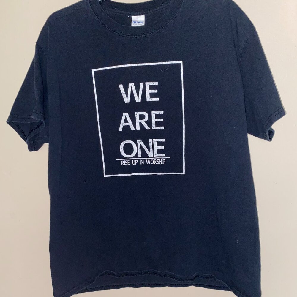 WE ARE ONE STAND UP AND WORSHIP T-SHIRT LARGE